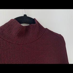 Maroon dynamite body con dress